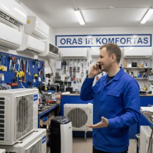 Konsultacija apie oro kondicionierius ir šilumos siurblių oras-oras
